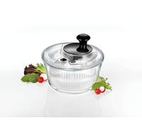 mastrad - Escurridor para Ensalada con Cesta de Cristal borosilicato Ø21 cm, Transparente