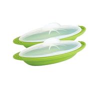 Mastrad - Fuente para Papillote exprés (Silicona, tamaño pequeño), Silicona Silicona y Nailon, Verde, pequeña