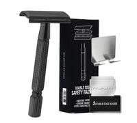 Mastros de seguridad para hombres, maquinillas de afeitar de seguridad - Rasurla de cara de doble borde - Maestría para afeitar y cómodo, rasurador manual con 5 recargas para preparación facial