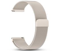 Mastten Pulseras de metal para Garmin Venu 3S pulsera - Garmin Venu 2S pulsera - Vivoactive 4S Band Watch Watch 18 mm para pulsera magnética de malla de acero inoxidable mujer hombre estrella polar