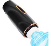 Masturbador de Copa Eléctrica, Potente Vagina Realista 3D para Masturbator, 7 Succión y 10 Vibración Masturbación Masculino, Calefacción Cargable Fácil de Limpiar Erótico Juguete Sexual para Hombre