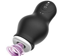 Masturbador de Copa Eléctrica, Potente Vagina Realista para Masturbator 7 Succión y 7 Vibración Masturbación Masculino, Cargable Fácil de Limpiar Erótico Juguete Sexual para Hombre