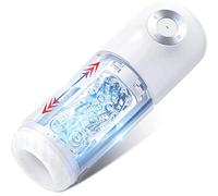 Masturbador Masculino Eléctrico Copa Manos Libres, Masturbador Masculino Automático Con 4 Empujes Y 4 Vibraciones,Coño De Bolsillo Pennis Masturbador Masculino Juguete Sexual Con Carcasa Texturizada