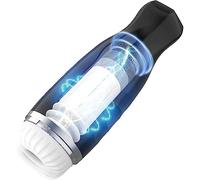 Masturbador Masculino Eléctrico Copa Manos Libres, Masturbador Masculino Automático Con 5 Empujes Y 5 Vibraciones,Coño De Bolsillo Pennis Masturbador Masculino Juguete Sexual