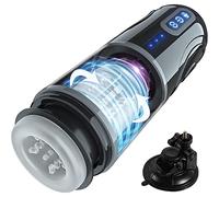 Masturbador Masculino para Hombre Juguetes Eróticos para Hombre Sexuales Masturbador Hombre Automatico Juguetes Eróticos para pareja Sexuales con 7 Modos Retráctiles y 7 Modos Giratorios