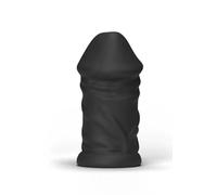 Masturbador Real Skin Touch "Daddy", negro, material supersuave, interior estructurado para una sensación realista.