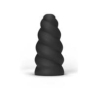 Masturbador Real Skin Touch "Flick", color negro, material supersuave, interior estructurado para una sensación realista.