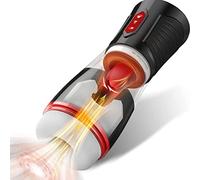 Masturbador Realista con Balas, Masturbádores Masculino Electrico, Vajina Sexuales para Sexo Hombre, Masturvador Masculinos Real Succión, Juguete Erótico para Adultos