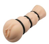 Masturbador vagina con anillos Addicted Toys