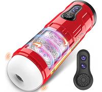 Masturbádores Masculino Electrico, Masturbación Masculino con 5 Modos de Empuje Giratorio Fácil de Usar y Limpiar