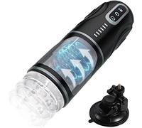 Masturbádores Masculino Electrico, Masturbación Masculino con 7 Modos de Empuje Giratorio Fácil de Usar y Limpiar
