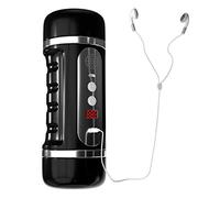 Masturbadores Masculino, Masturbadores Masculinos, Juguetes Sexuales Para Adultos, 2 En 1, 3D Realista, Bolsillo, Vagina, Coño Y Boca, Masturbador Con Gemidos Femeninos Y Vibración De 6 Frecuencias