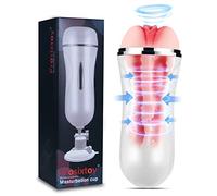 Ṃáṣtṵrbádòrēṣ Ṃāṣcṵlinò Ṛēāl, extraíble allpro-masajeador,Masajeadores-de-espalda taza manual de vâgïñã 3D Ṃaṡtṳrbádɵr, con soporte