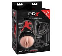 Masturbadores masculinos marca PDX ELITE Ass-gasm Extreme Vibrating Kit