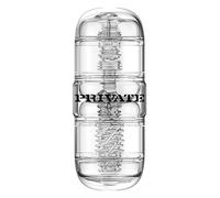 Masturbadores masculinos marca Private Clear Shot Double Masturbator Transparent