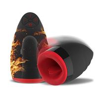 Ṃáṣtṵrbádòrēṣ Silicona Masajeador ṣatiṣfyēr masculinos hómbrē con 10 frecuencias,calefacción, 100% impermeable, entrega rápida 3-5 días