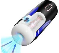 Cuson Masturbador para hombre eléctrico automático Mamada 10 succión y 10 vibración con calefacción