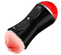 Masturbator Cup Masturbarse juguete sexual para hombres, 2 en 1 vagina y boca bolsillo juguete sexual erótico para hombre, estimulador de pene manual taza masturbadores, juguete sexual realista 3D