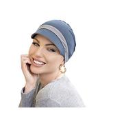 MASUMI Headwear Katia Grey Silver Gorra Reversible Mujer