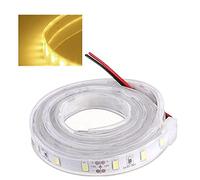 MASUNN 1 M 5630 SMD LED Tira De Silicona Luz Cálida Impermeable 12V