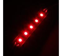 MASUNN 5 Colores 5 SMD 5050 Led Módulo Luz Tira Impermeable Lámpara De Luz 12V-Rojo