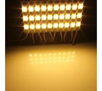 MASUNN Led 30 SMD 5630 Módulo De Inyección Decorativa Impermeable Tira Luz 12V-Amarillo