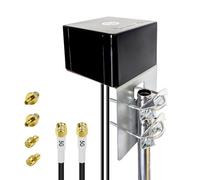 Maswell Antena 5G Exterior 2X2 MIMO, hasta 6dBi, 600-8000MHz Externa 4G LTE 5G NR Router Antena Exterior SMA & TS9 & RP-SMA para Casa Autocaravana, Compatible con Fritzbox Netgear