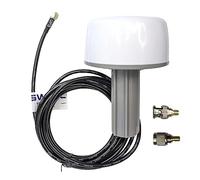 Maswell Antena Externa GPS Marina: 1575,42 MHz, 42 ± 2 dB, SMA con Adaptador TNC BNC, Compatible con nmea 0183 Garmin GPSMAP Map NavTalk StreetPilot Furuno Matsutec Trimble Encoder Fishfinder
