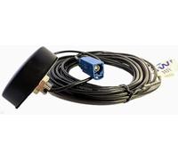 Maswell Antena satelital GPS para navegación de automóviles GPS Amplificador Universal Activo Antena de navegación Montaje Cilíndrico con Tornillo FAKRA-C