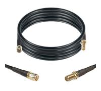 Maswell LMR200 - Cable coaxial equivalente de 2 m, 2 m, 50 ohmios, SMA macho a SMA hembra para 5G 4G+ LTE WiFi, celular, GPS, GNSS, router, antena externa para exteriores (no para TV)