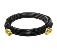 Maswell LMR200 - Cable de extensión coaxial SMA macho a SMA hembra, 50 ohmios de baja pérdida SMA coaxial con conectores SMA para 5G 4G 3G LTE WiFi RF ADS-B Radio Cellular Exte