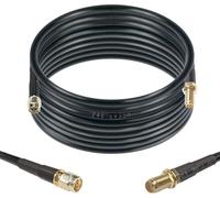 Maswell LMR240 - Cable coaxial equivalente a 5 m, 5 m, cable de extensión SMA de baja pérdida de 50 ohmios, SMA macho a SMA hembra para 5G 4G+ LTE WiFi celular GPS GNSS Router antena externa para