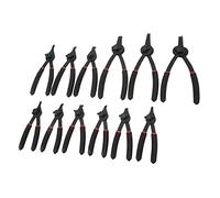 MasYosh 12 Alicates de Anillo de Presión Externos Universales de Acceso Profundo Cómodo para Quitar e Instalar