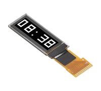 MasYosh 4 PCS Módulo de Pantalla OLED 0.91in, Interfaz SPI de Resolución 128x32 15pin, con Auto Iluminación y Ahorro de Energía, para Componentes Electrónicos de Bricolaje (Blanco)