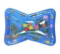 MasYosh Alfombra De Juegos Acuáticas Alfombra De Juego Inflable Azul para Bebés Pequeños para Niños De 1 A 3 Años Estimula El Desarrollo del Cerebro, Capta La Atención del Bebé, Plegable Y Portátil