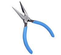 MasYosh Alicates de Punta Fina, Alicates de Boquilla Profesionales Ultrafinos con Mandíbula de Acero Al Cromo Vanadio y Diseño de Resorte Aumentado, para Cortar Rebabas de Puertas de