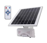 MasYosh Altavoz de Recordatorio de Seguridad con Sensor de Movimiento de Microondas Infrarrojo para Protección Impermeable Al Aire Libre Bocina de Alarma de Advertencia de Depósito Solar para áreas