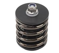 MasYosh Amortiguador Trasero de Bicicleta Plegable, Plásticos de Ingeniería de Acero Procesamiento CNC Amortiguador de Resorte Trasero de Bicicleta con Eje de Acero de Alta Resistencia, (Gris)