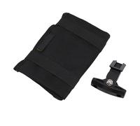 MasYosh Bolsa para Sillín de Bicicleta, 3 Compartimentos con Bolsillo Lateral con Cremallera y Divisores de Malla, Almacenamiento Ampliable para Bicicletas de Carretera, Compatible con (Negro)