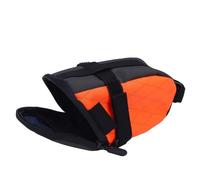 MasYosh Bolsa para Sillín de Bicicleta, Bolsa Debajo del Asiento para Ciclismo a Prueba de Lluvia con Capacidad de 1,3 L con Fácil Instalación, para Bicicleta de Montaña y Carretera (Naranja)