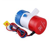 MasYosh Bomba de sentina marina 750 GPH, bomba eléctrica sumergible para cargas pesadas con protección del encendido y motor refrigerado por agua, para cascos de barcos y tanques (12 V)