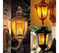 MasYosh Bombilla de Llama LED con Sensor de gravedad. (Colores surtidos)