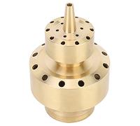 MasYosh Boquilla de Fuente de Cobre, Hermoso Paisaje Acuático con Cabezal Rociador de Dispersión Porosa para Estanque, SPA, Piscina, Fuente de Agua de Jardín (1,5 Pulgadas dn40)