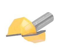 MasYosh Broca para Fresadora de Limpieza Inferior, Fresa para Cepillado de Superficies con Vástago de 1/2 Pulgada con Broca de Aleación y Cuerpo de Acero Al Carbono, para Carpintería,