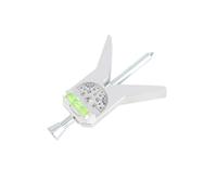 MasYosh Buscador de Centros de Tuberías, Marcador de Tuberías Ajustable de Acero Inoxidable con Base en Y de 4 Pulgadas Y Transportador de Burbujas, para Instaladores de Tuberías Y