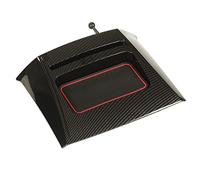 MasYosh Caja de Almacenamiento del Soporte del Teléfono del Tablero, Estilo de Fibra de Carbono de Material ABS con Diseño, Reemplazo para 2015 2019