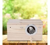 MasYosh Caja Nido de Pájaros de Madera Duradera para Loros Cacatúas - Casa de Cría de Pájaros de Madera de para Periquitos, Psittacula Agapornis - Regalo Ideal para Mascotas - 11.4 X 5.8 X 5.8in