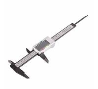 MasYosh Calibrador Digital, Material Compuesto de Fibra de Carbono de Precisión de 0,1 Mm con Pantalla LCD, para Experimentos de Enseñanza, Medición de Bricolaje en el Hogar