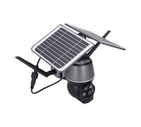 MasYosh Cámara de Seguridad Solar, Cámara de Vigilancia PTZ de 1080p Al Aire Libre Inalámbrico con Visión Nocturna de Color y Conversaciones de 2 Vías, para Seguridad en el Hogar con (4G JP)