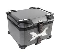 MasYosh Caso de la Motocicleta de 55L con Bloqueo de Aluminio de Seguridad de Aluminio de Liberación Rápida de Impermeabilización del Tronco Top Box para Equipaje de Casco